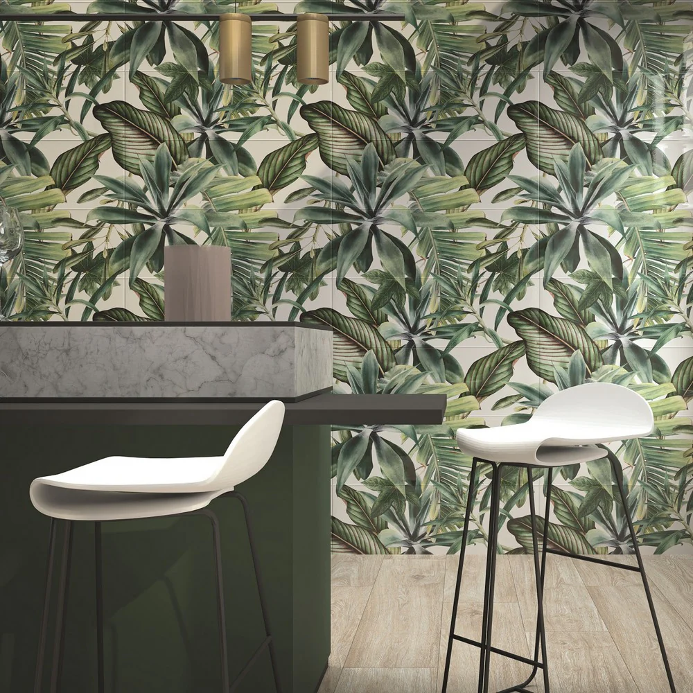 Botanical Green Savage - Rivestimento a Composizione Effetto Carta da Parati - Image 7