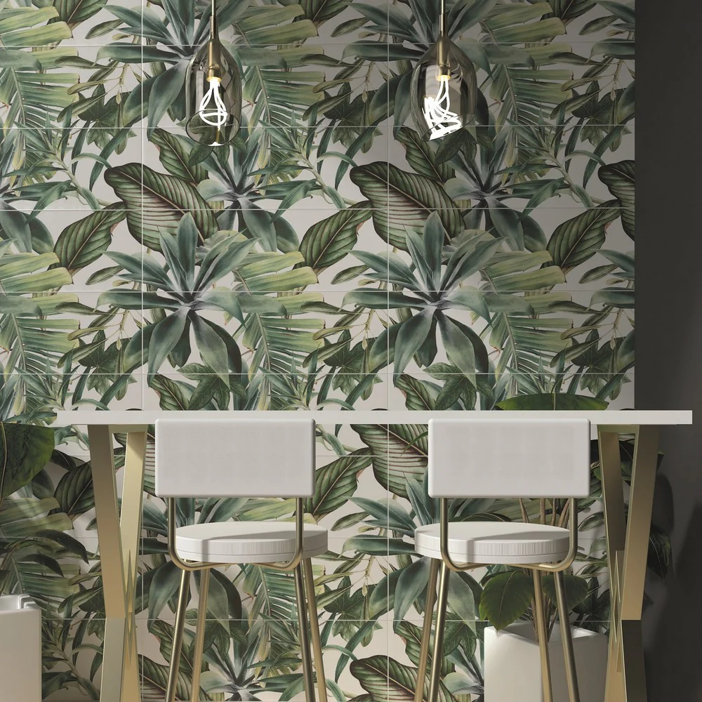 Botanical Green Savage - Rivestimento a Composizione Effetto Carta da Parati - Image 8