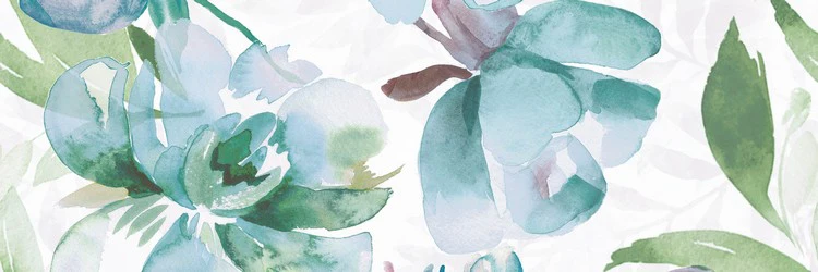 Botanical Water Color - Rivestimento a Composizione Effetto Carta da Parati - Image 5