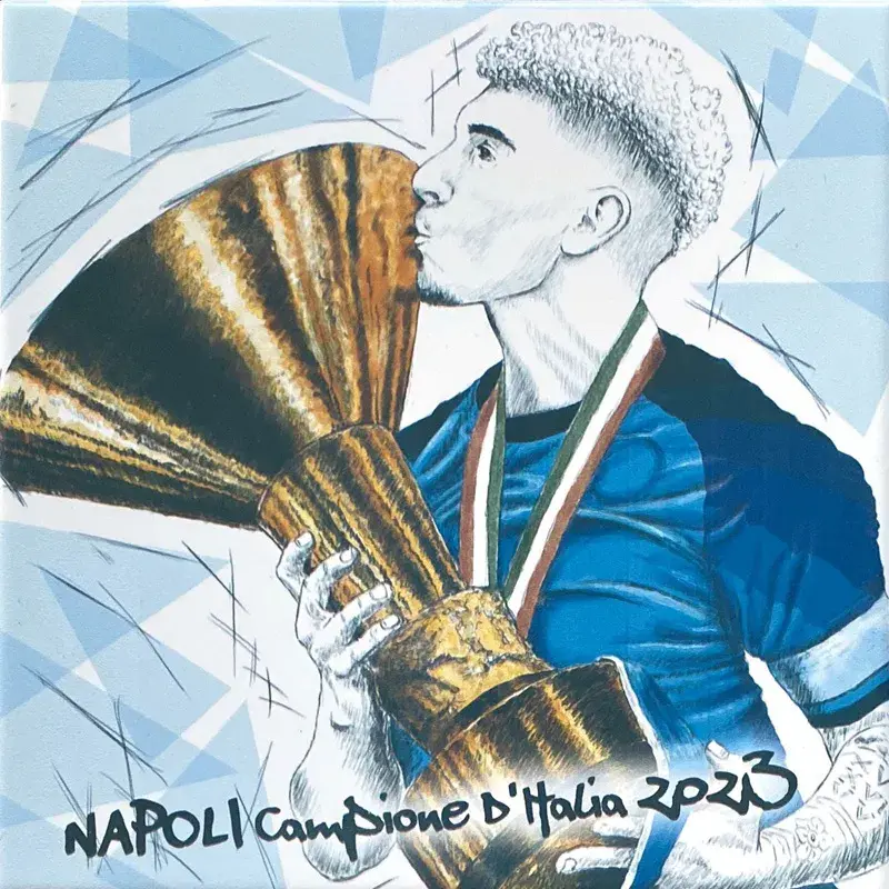 Piastrelle Celebrative Sport da Collezione – I Momenti Storici del Napoli Calcio su Ceramica Artistica - Image 10