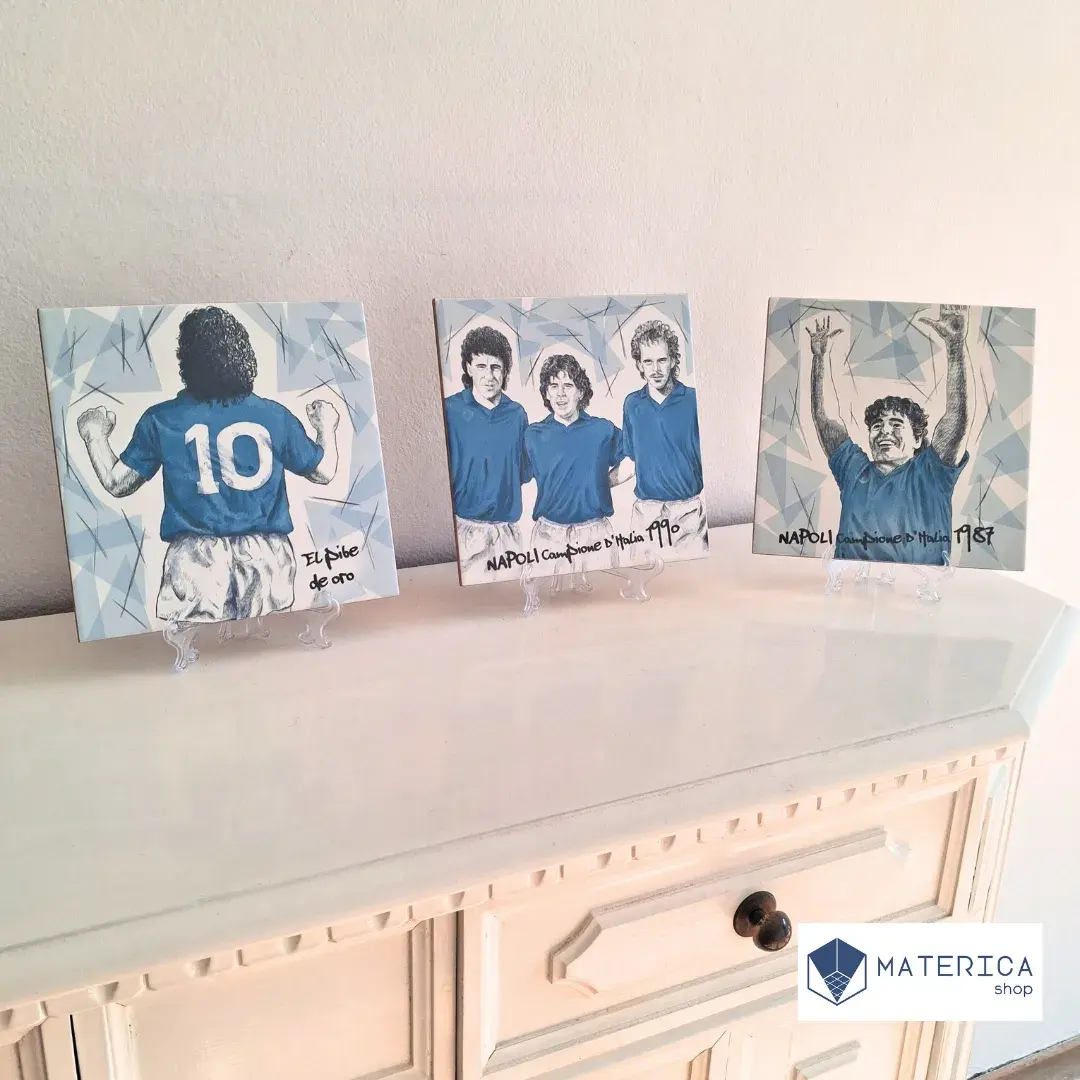 Piastrelle Celebrative Sport da Collezione – I Momenti Storici del Napoli Calcio su Ceramica Artistica - Image 2