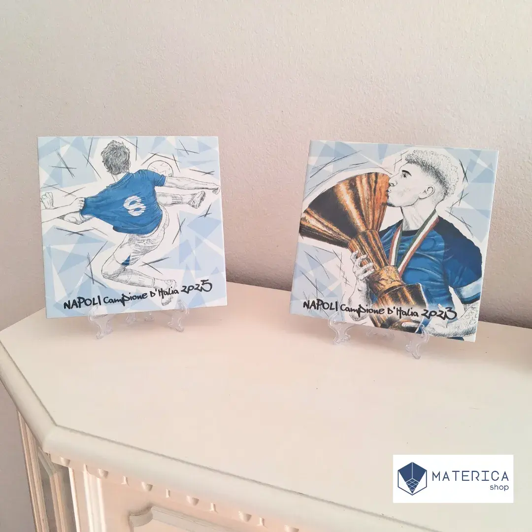 Piastrelle Celebrative Sport da Collezione – I Momenti Storici del Napoli Calcio su Ceramica Artistica - Image 3
