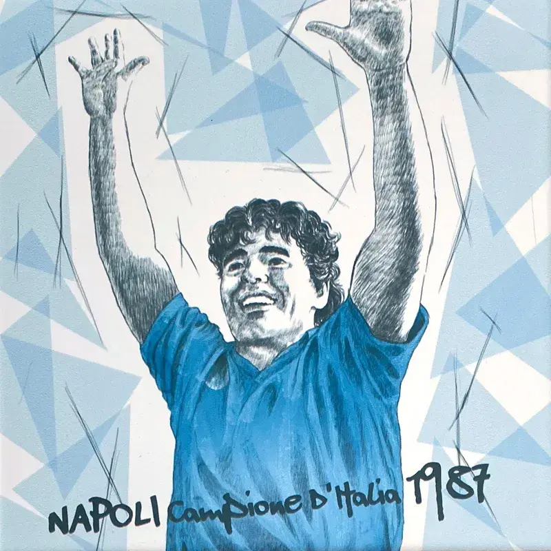 Piastrelle Celebrative Sport da Collezione – I Momenti Storici del Napoli Calcio su Ceramica Artistica - Image 8