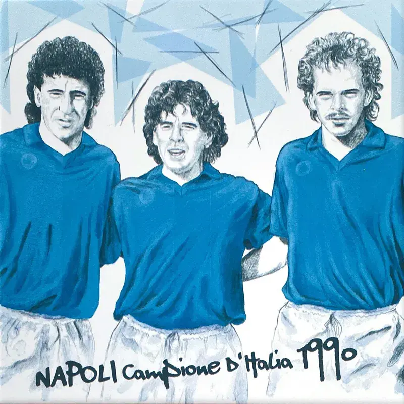 Piastrelle Celebrative Sport da Collezione – I Momenti Storici del Napoli Calcio su Ceramica Artistica - Image 9