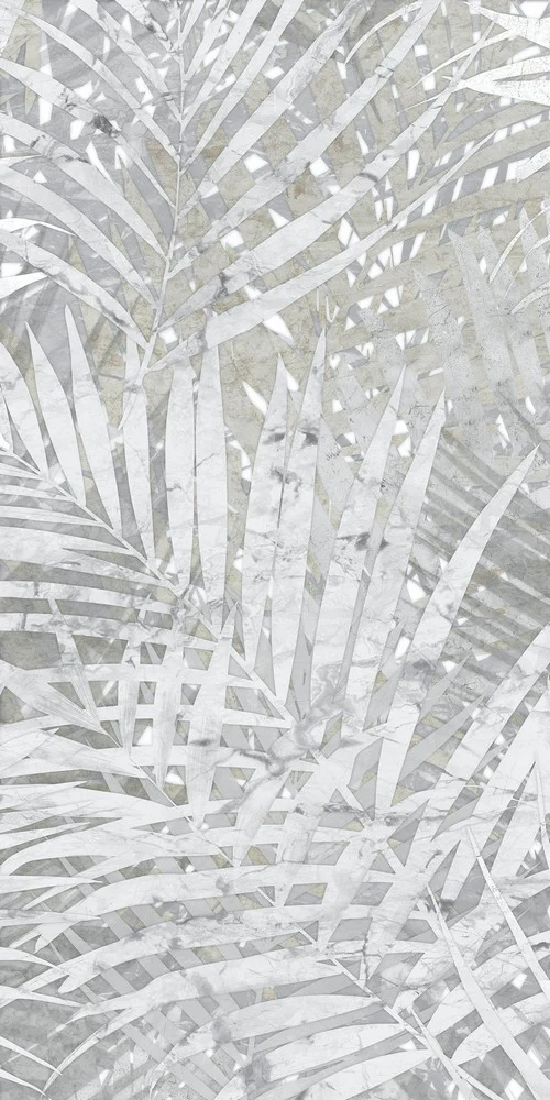 Natura Felci Mix Grigio - Gres Porcellanato Decoro 60x120 Effetto Carta da Parati - Image 5