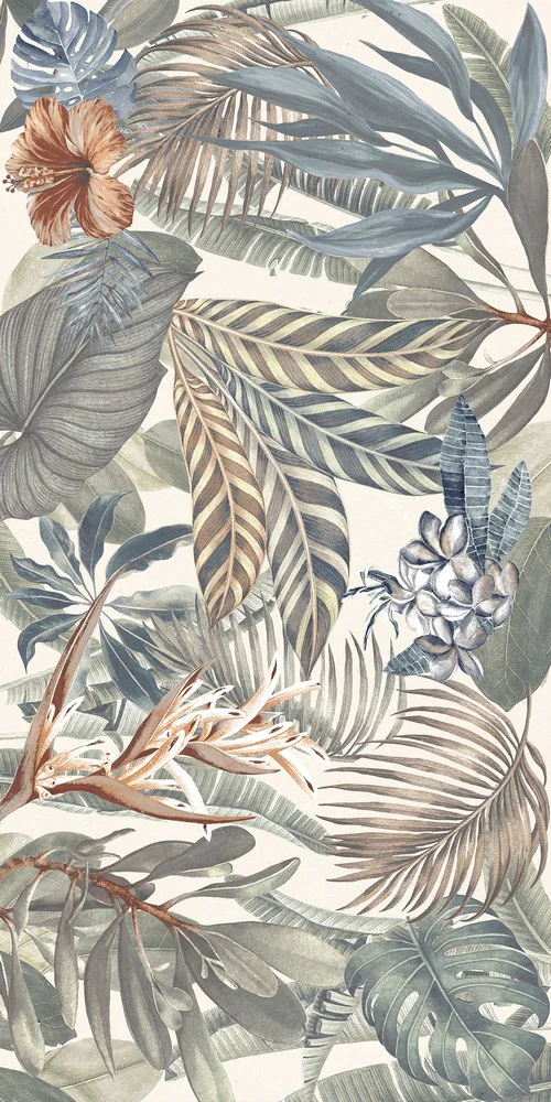 Resiná Jungle Bianco - Gres Porcellanato Effetto Carta da Parati 60x120 Rettificato - Image 3