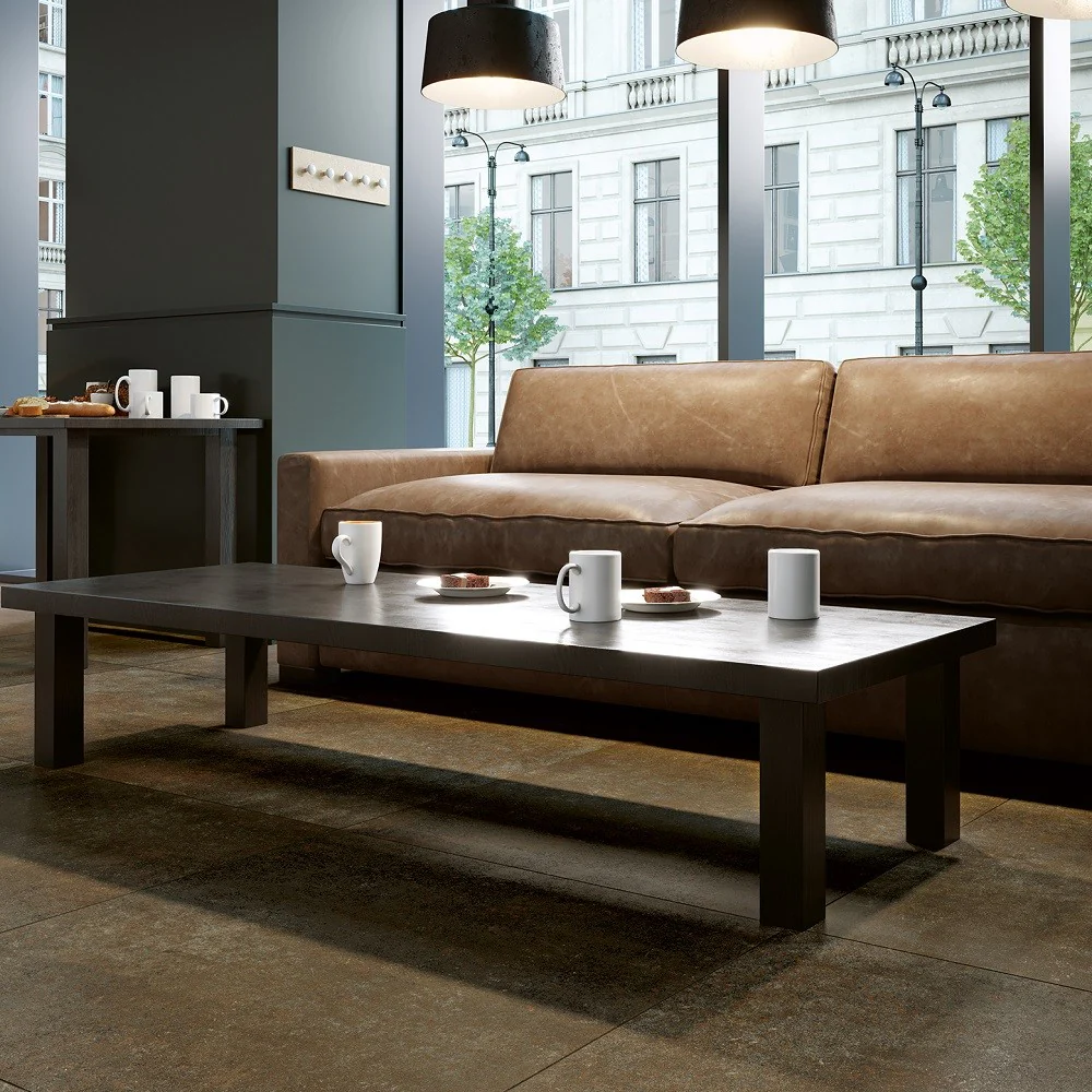 Materia Bronzo 90x90 rettificato - Gres Porcellanato Effetto Cemento