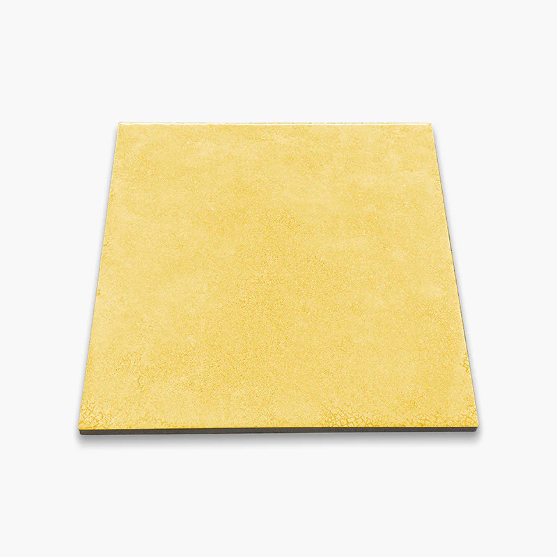 Vietri Giallo - Gres Porcellanato Tinta Unita Vintage 34x34 Lucido