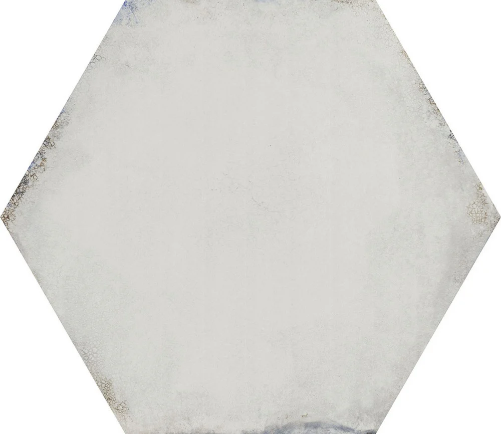 Vietri Esagono Bianco - Gres Porcellanato Tinta Unita Vintage Esagonale 40x35 - Image 5