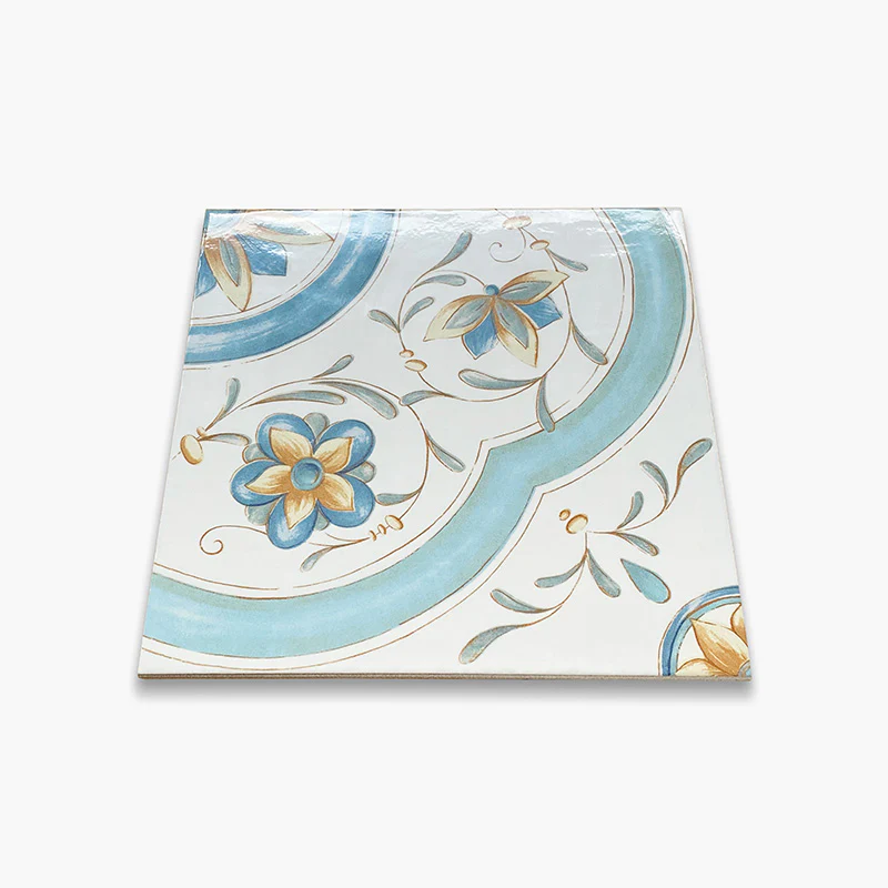 Antiche Riggiole Napoletane Posillipo - Gres Porcellanato Decoro 22x22 Stile Vietri - Image 3