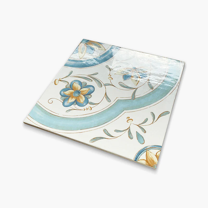 Antiche Riggiole Napoletane Posillipo - Gres Porcellanato Decoro 22x22 Stile Vietri - Image 4
