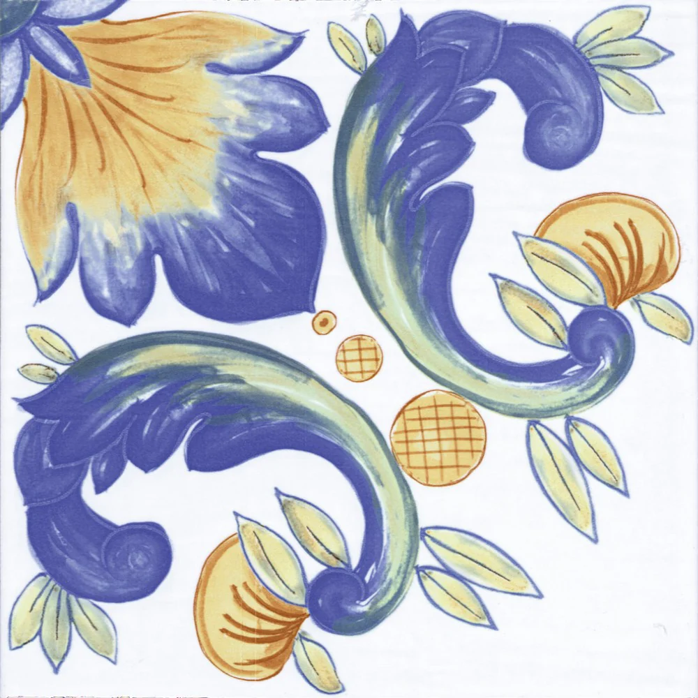 Cotto Mediterraneo Capri - Gres Porcellanato Decoro Colorato 22x22 Stile Vietri - Image 6