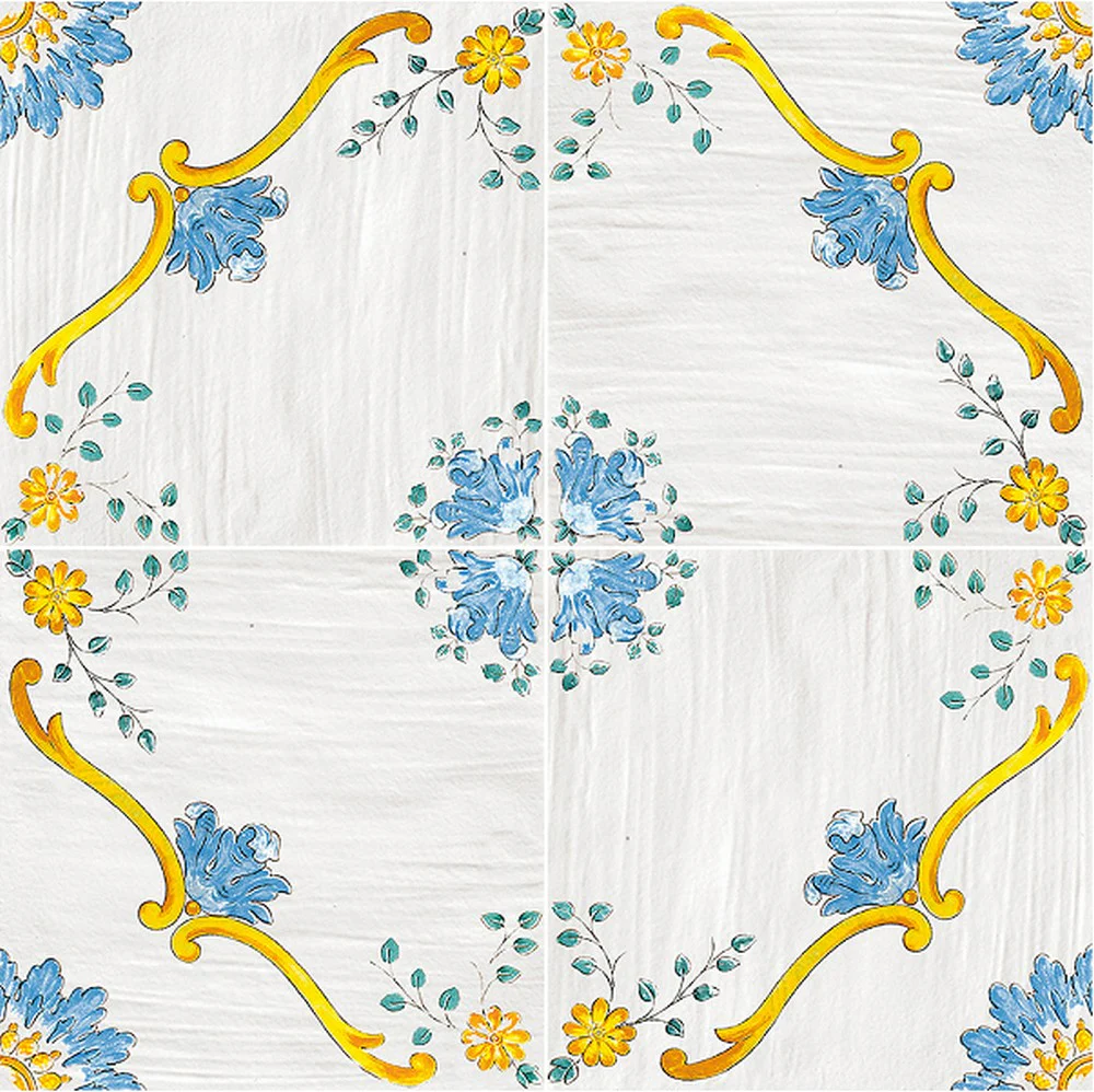Cotto Mediterraneo Nerano - Gres Porcellanato Decoro Colorato 22x22 Stile Vietri - Image 5