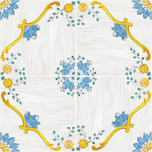Cotto Mediterraneo Nerano - Gres Porcellanato Decoro Colorato 34x34 Stile Vietri - Image 5