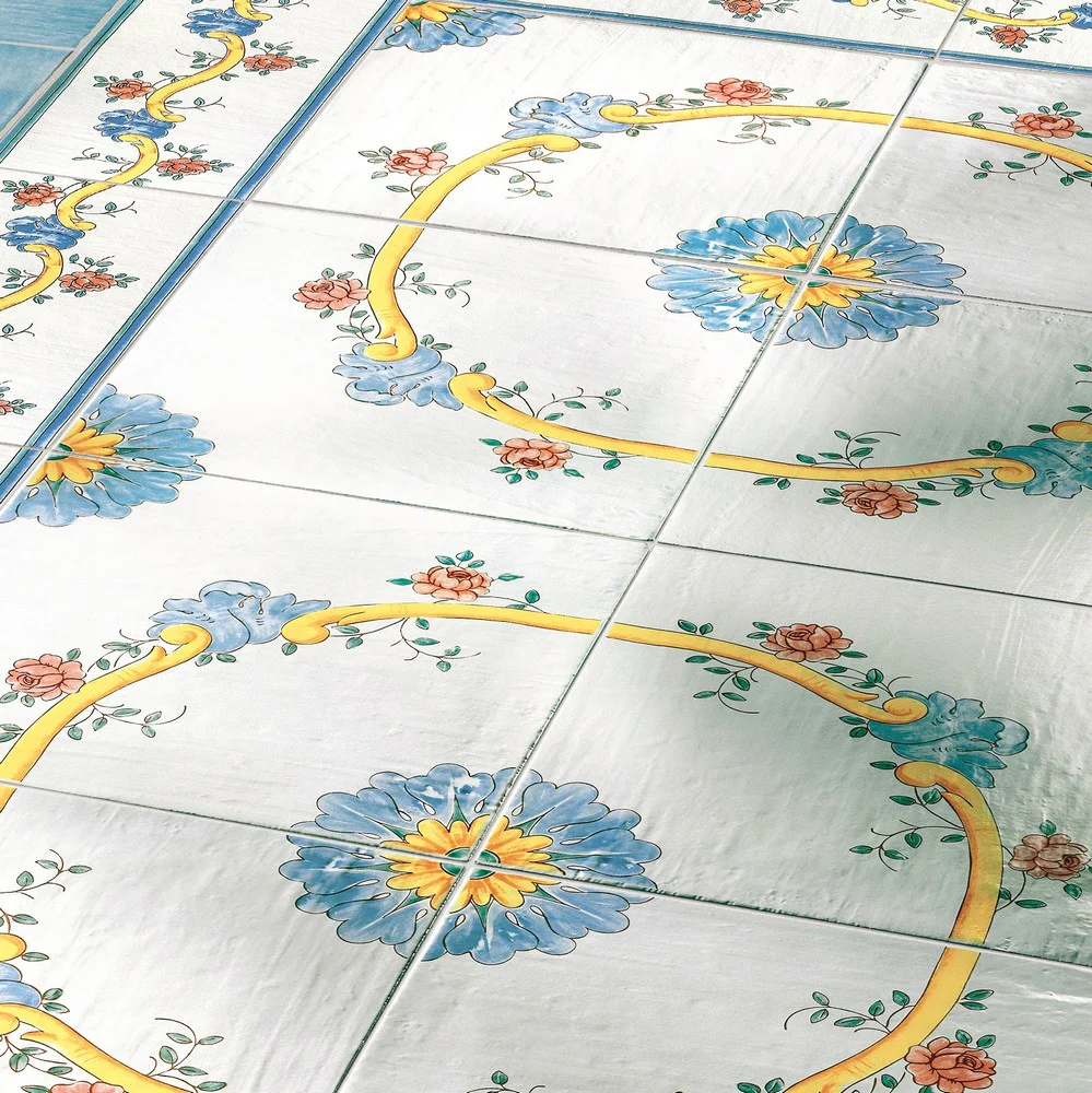 Cotto Mediterraneo Vivara - Gres Porcellanato Decoro Colorato 34x34 Stile Vietri - Image 6