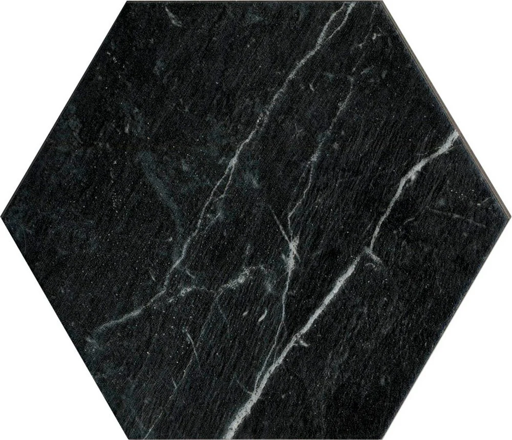 Esagone Marmi Black - Gres Porcellanato Effetto Marmo Esagonale 17x15 - Image 2