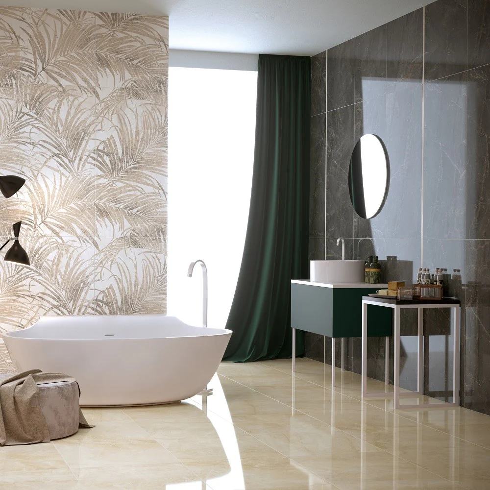 Marmi Pregiati Soveraia Grey - Gres Porcellanato Effetto Marmo Lucido 60x120 Levigato