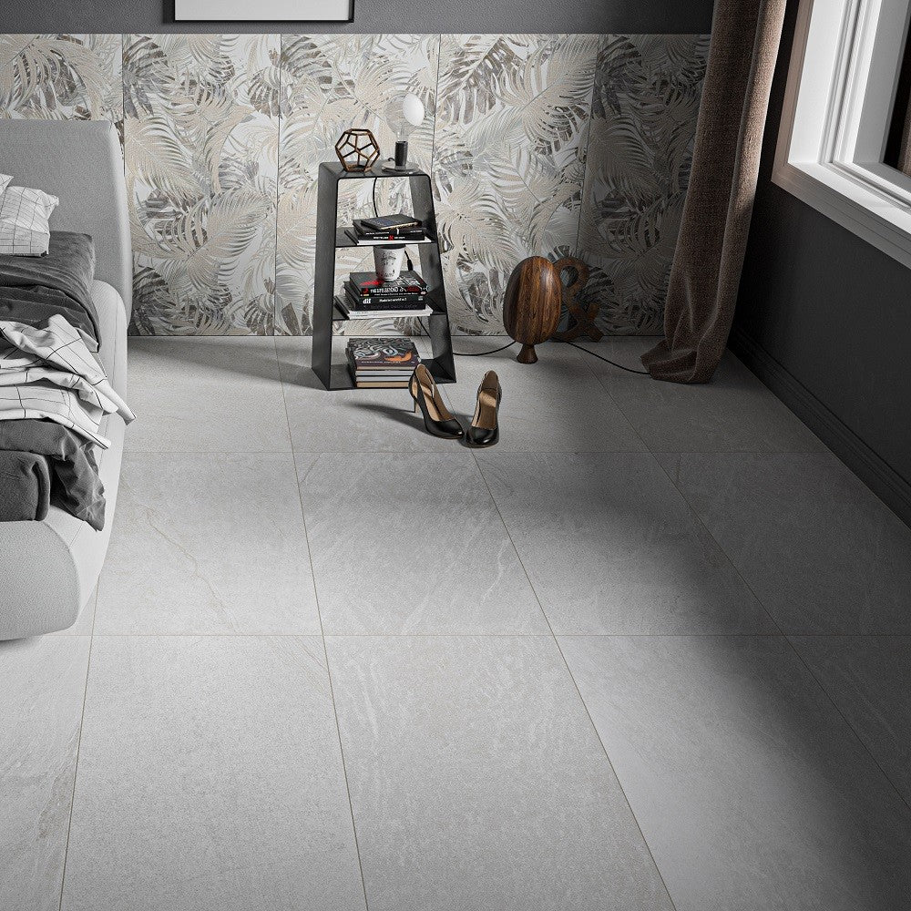 Europa Off White - Gres Porcellanato Effetto Pietra 60x120 Rettificato
