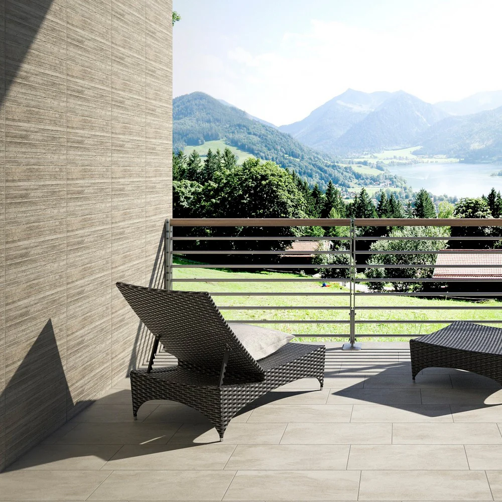 Metropolis Decoro Riga Beige - Gres Porcellanato Effetto Pietra a rilievo 30x60 Rivestimento