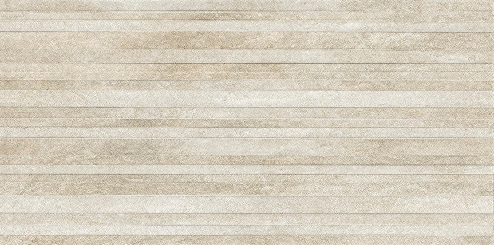 Metropolis Decoro Riga Beige - Gres Porcellanato Effetto Pietra a rilievo 30x60 Rivestimento - Image 2