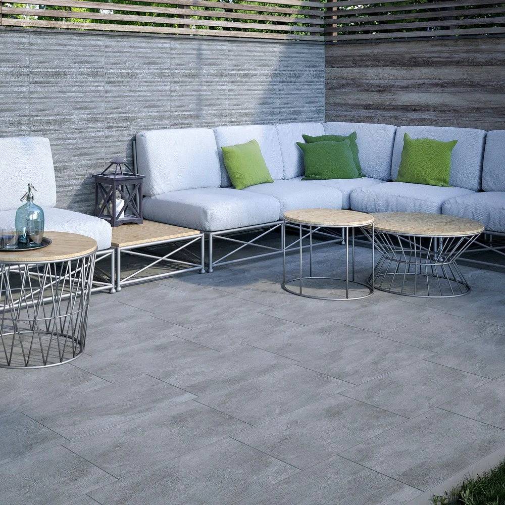 Metropolis Decoro Riga Grigio - Gres Porcellanato Effetto Pietra a rilievo 30x60 Rivestimento