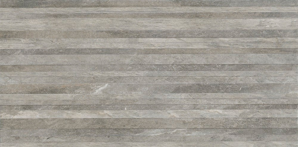 Metropolis Decoro Riga Grigio - Gres Porcellanato Effetto Pietra a rilievo 30x60 Rivestimento - Image 2