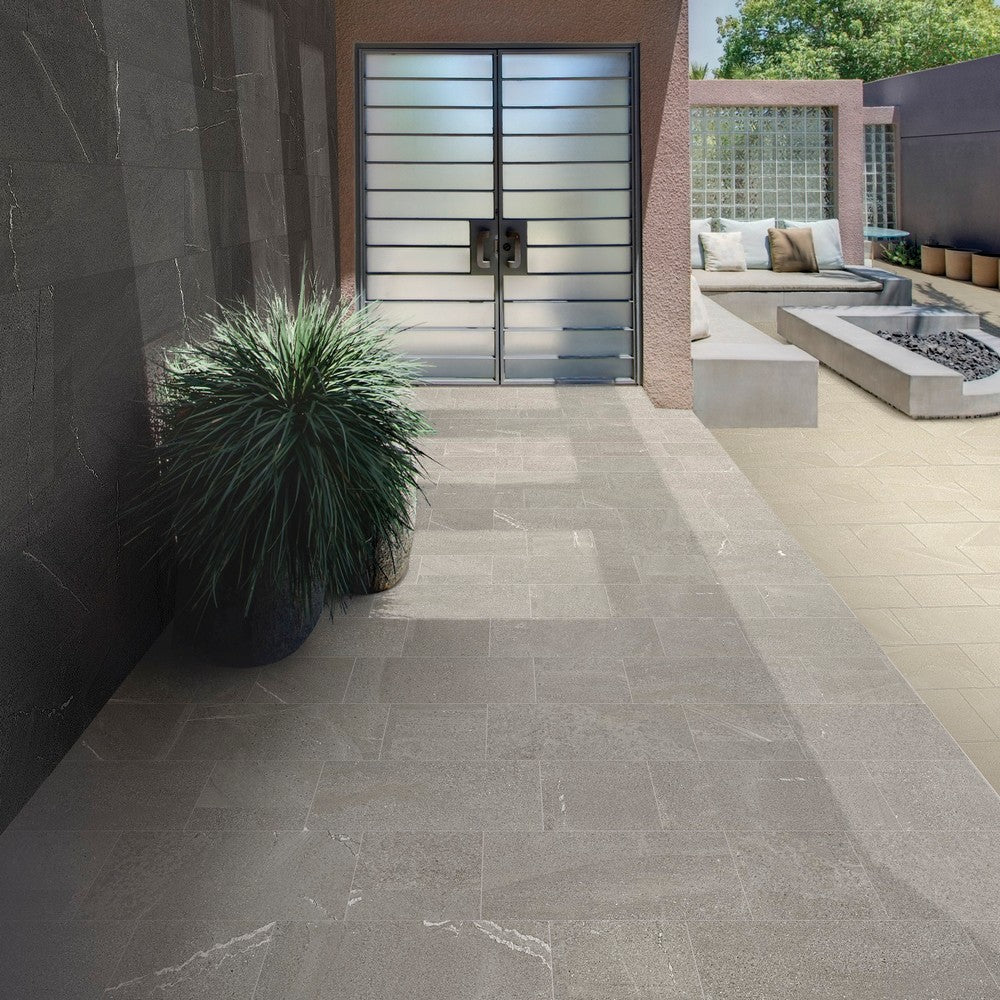Sintra Grey R11 - Gres Porcellanato Effetto Pietra per Esterno 30x60