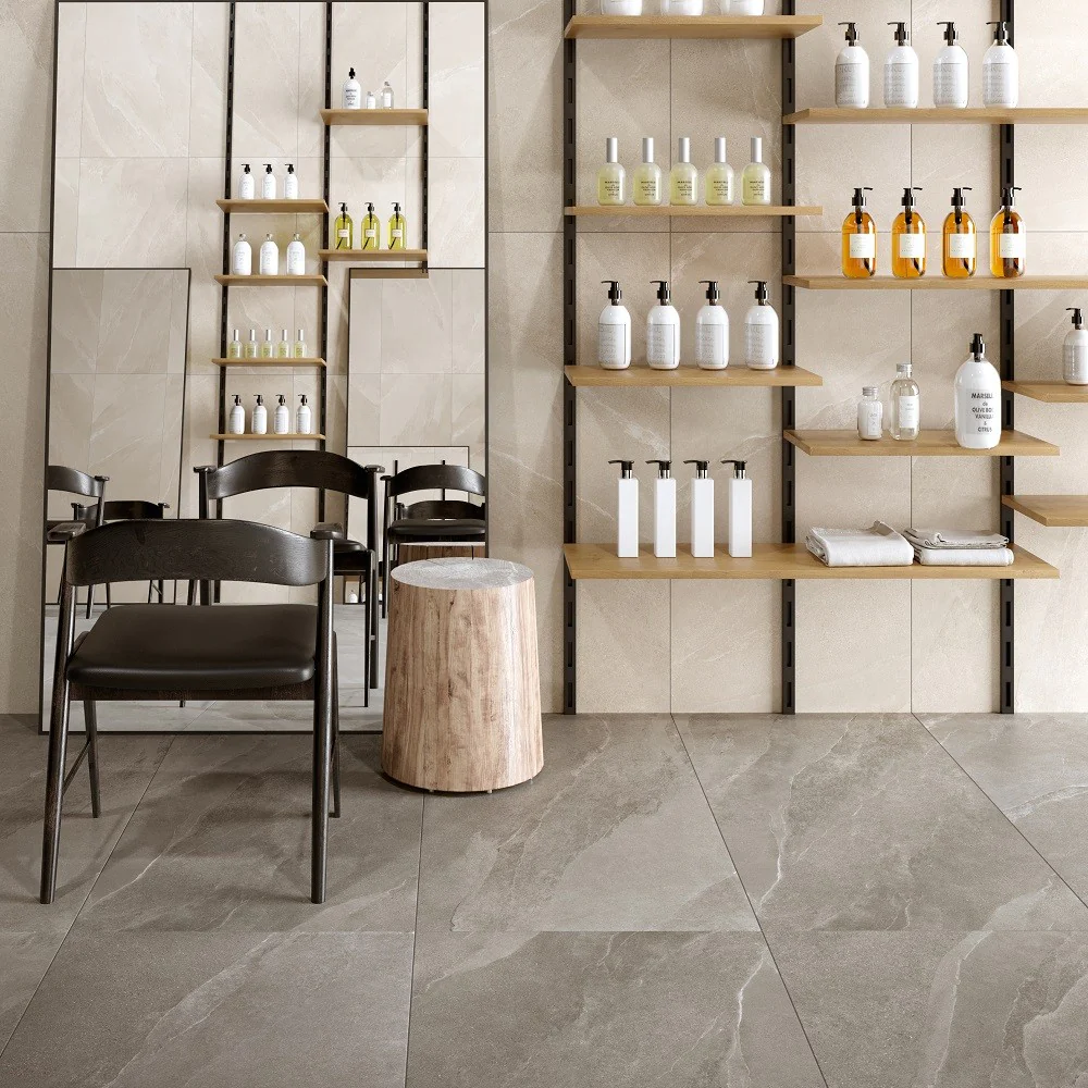 Pietra Ligure Sabbia - Pavimento in Gres Porcellanato Effetto Pietra 60x120