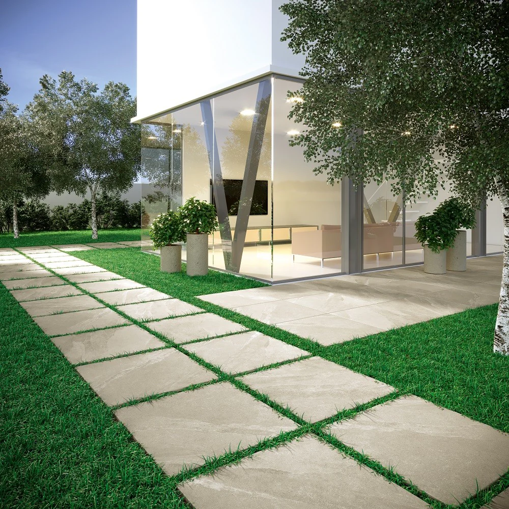 Pietra Ligure Sabbia - Pavimento in Gres Porcellanato Effetto Pietra 90X90