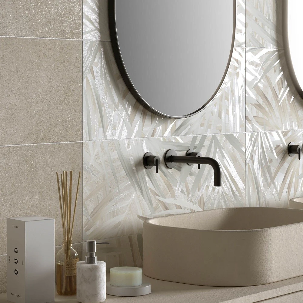 Materia Wall Tropical White - Rivestimento Decorativo Effetto Carta da Parati 25x75 - Image 6
