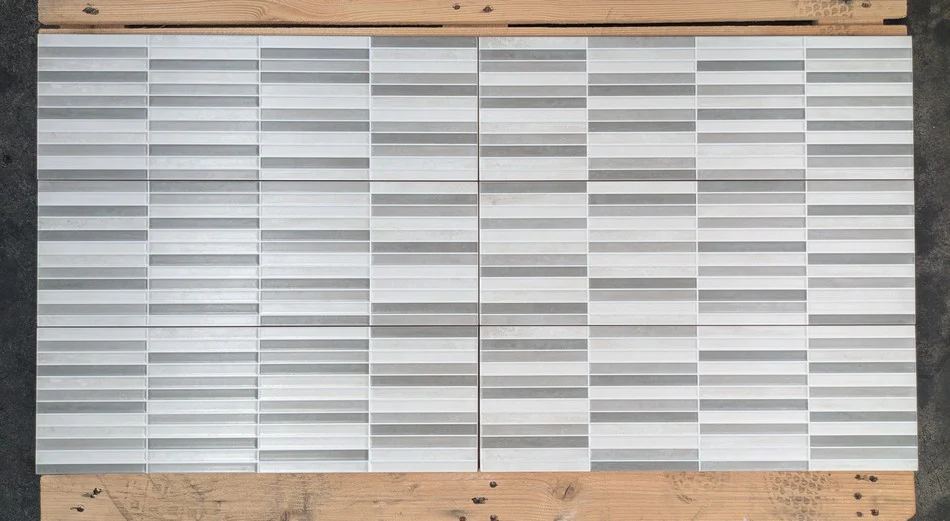 Stock Piastrelle Race Grey - Rivestimento Effetto Mosaico 20x60 SCONTATO - Image 4