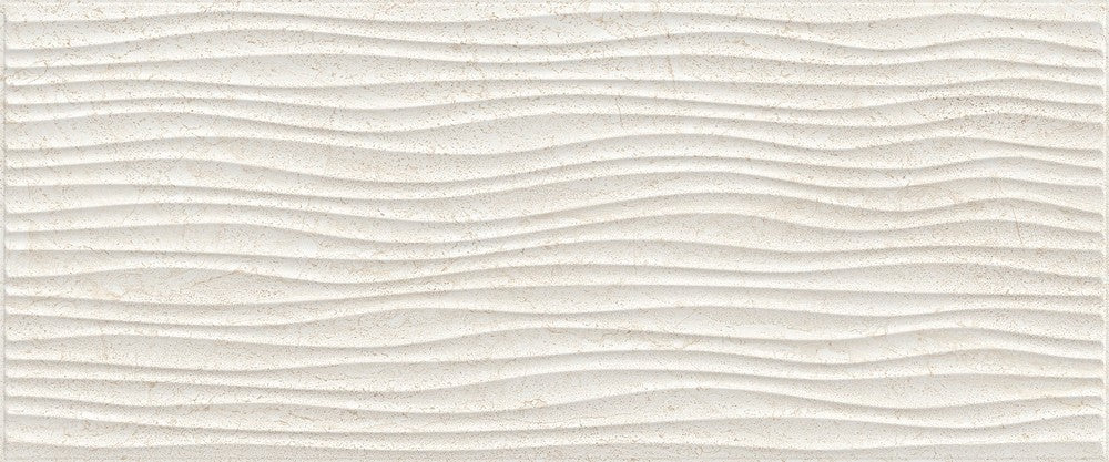 Trani Onda Almond - Rivestimento Bagno Effetto Travertino 25x60 - Image 2