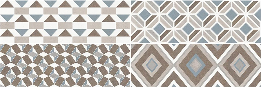 Le Crete Glamour - Rivestimento Decoro Geometrico Opaco 25x75 - Image 3