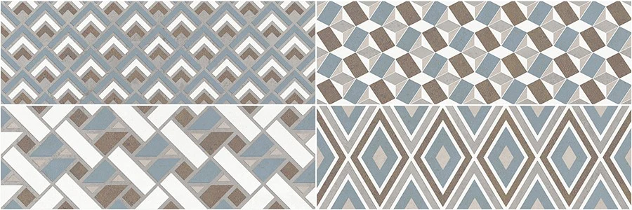 Le Crete Glamour - Rivestimento Decoro Geometrico Opaco 25x75 - Image 4