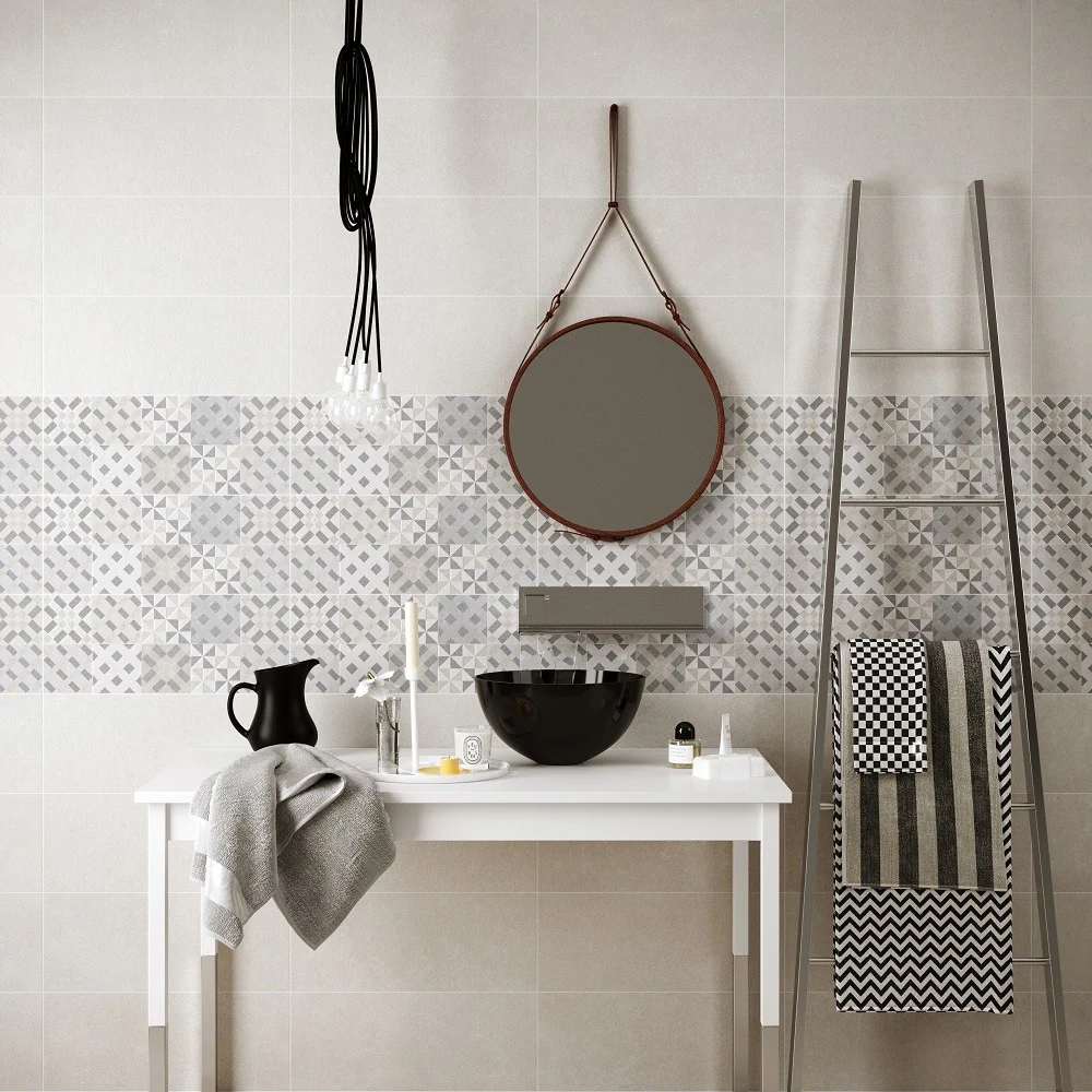 Dust Bianco - Rivestimento Effetto Cemento 20x50