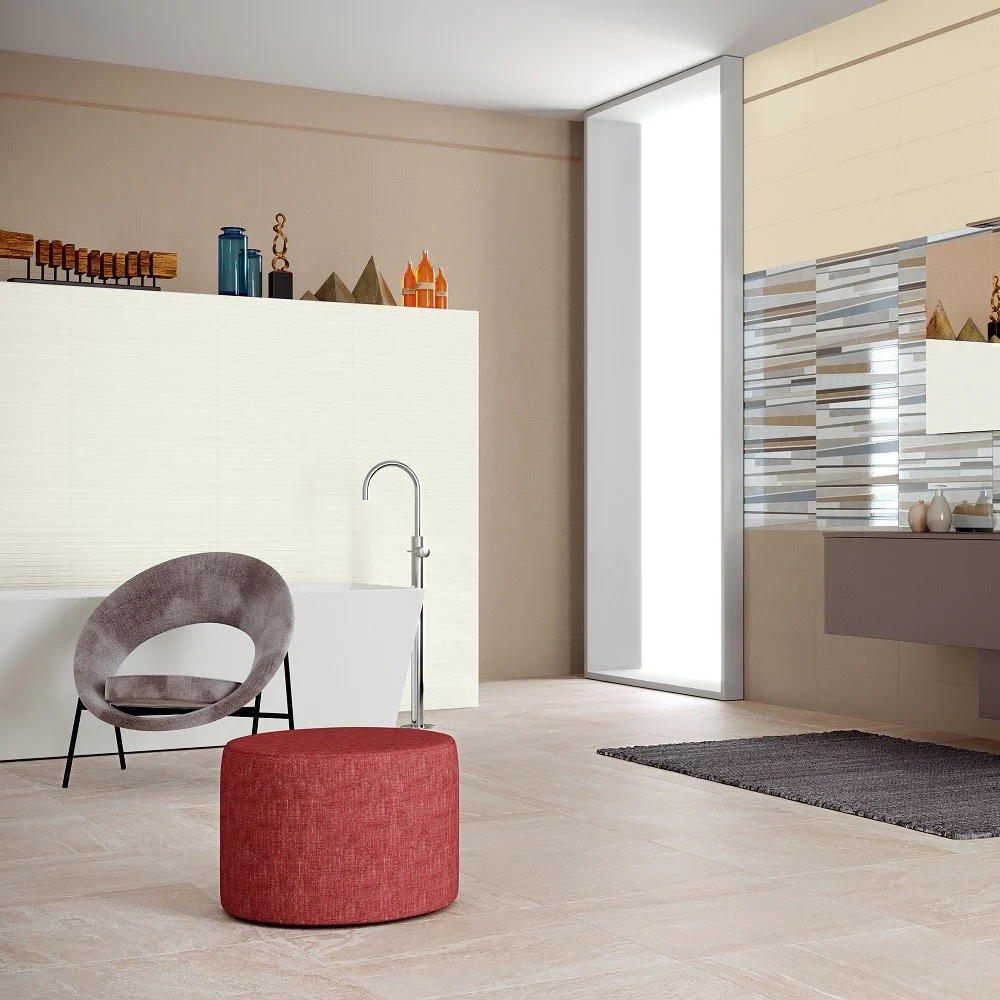 Smart Latte Lux - Rivestimento Tinta Unita Lucido 20x60