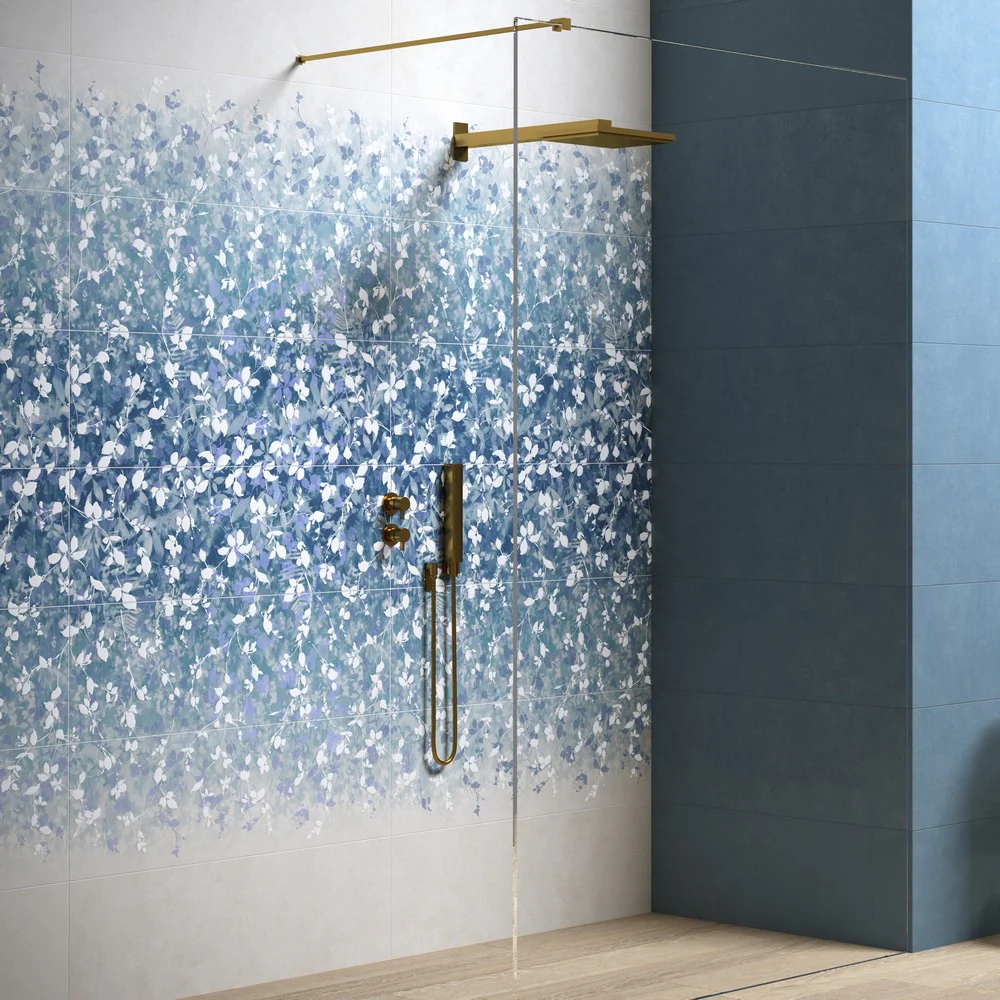 Vibes Decoro Spring - Rivestimento Decoro Floreale 33x100