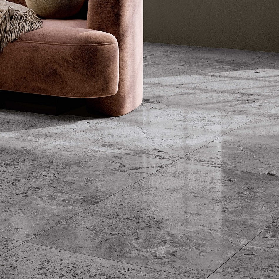 Pietra Viva Antique 3D Antracite - Gres Porcellanato Effetto Pietra 60x120 Lappato