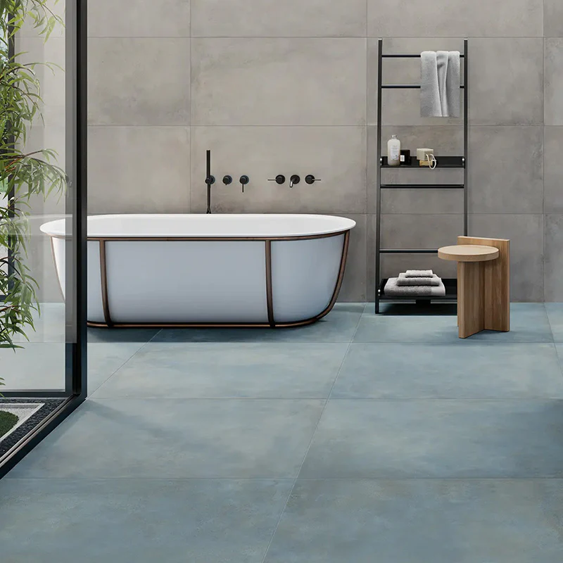 Plate Titanium R9 - Gres Porcellanato effetto metallo 120x120 Rettificato