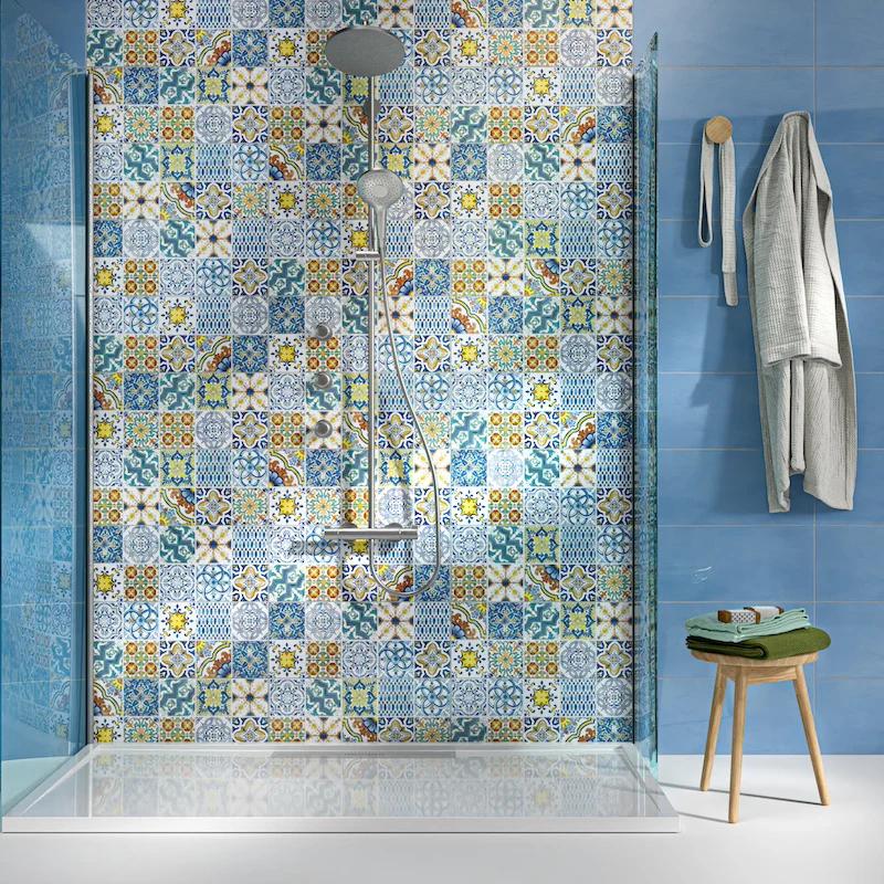 Portofino Aurora - Rivestimento Ceramico effetto Maioliche 25x60