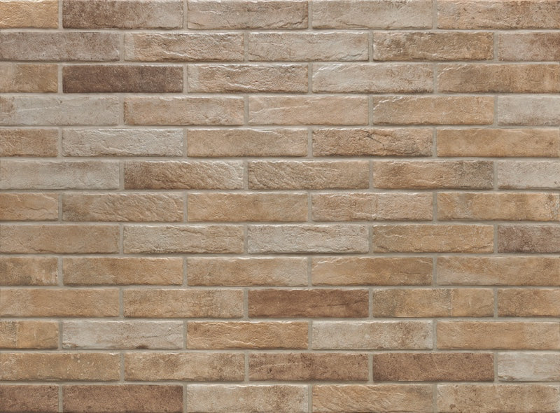 Recovery Stone Beige - Gres Effetto Mattone Faccia a Vista 6x25