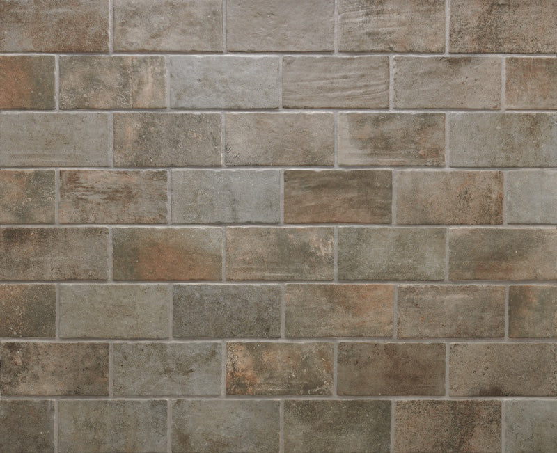 Recovery Stone Mud - Gres Porcellanato Effetto Cotto 13x25