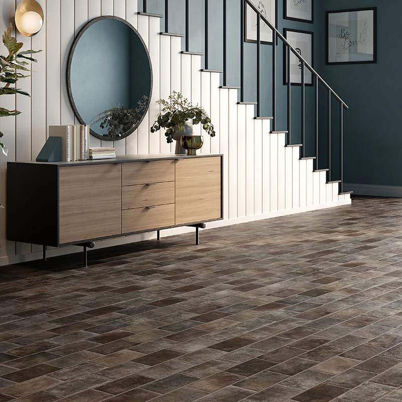 Recovery Stone Old Brown - Gres Porcellanato Effetto Cotto 13x25