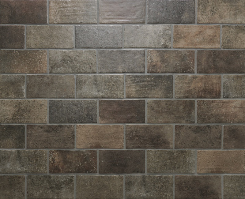 Recovery Stone Old Brown - Gres Porcellanato Effetto Cotto 13x25 - Image 3