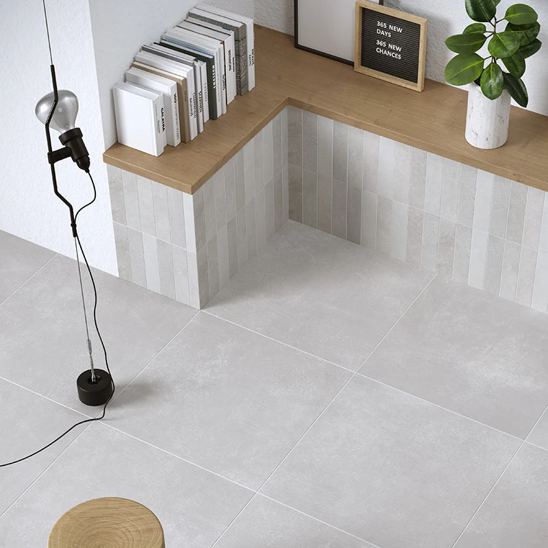 Roma Grigio - Pavimento in Gres Effetto Cemento 60x60
