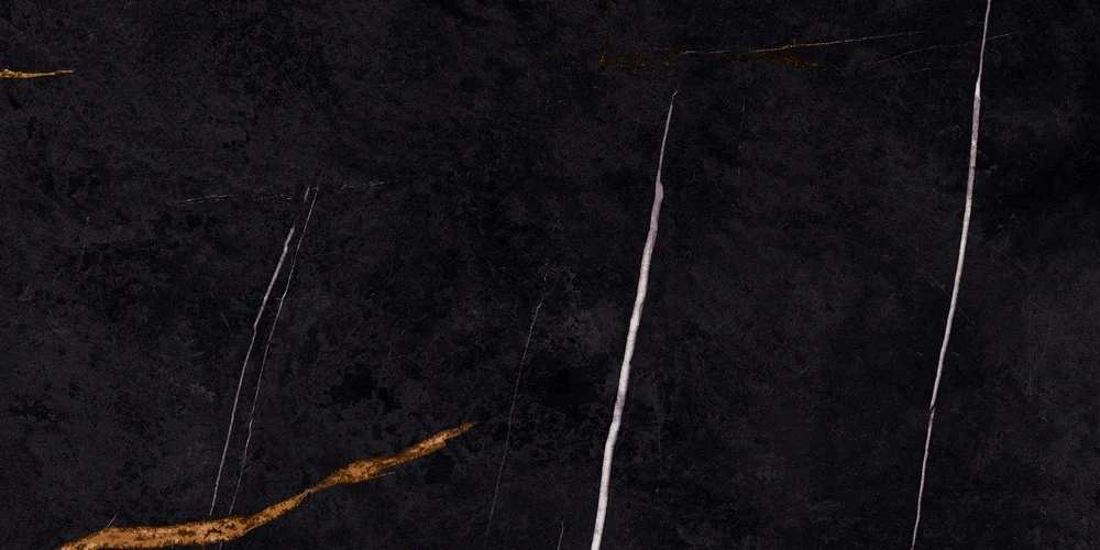 Sahara Noir Lux - Gres Porcellanato Effetto Marmo lucido 60x120 - Image 3