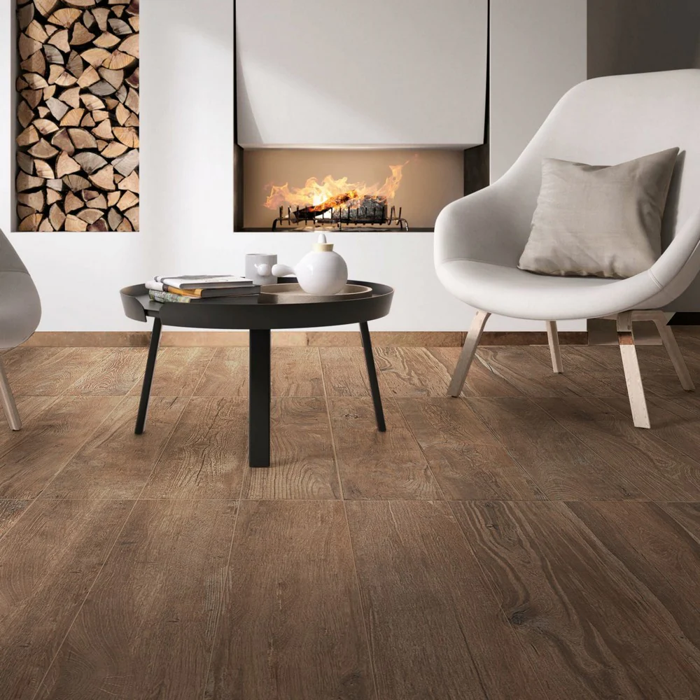 Savage Cognac - Gres Porcellanato Effetto Legno Anticato 20x120 Naturale