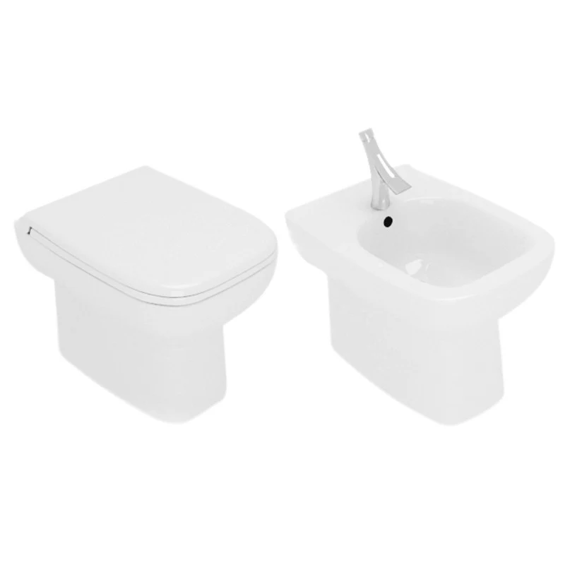 Selfie - Set sanitari a terra con coprivaso avvolgente
