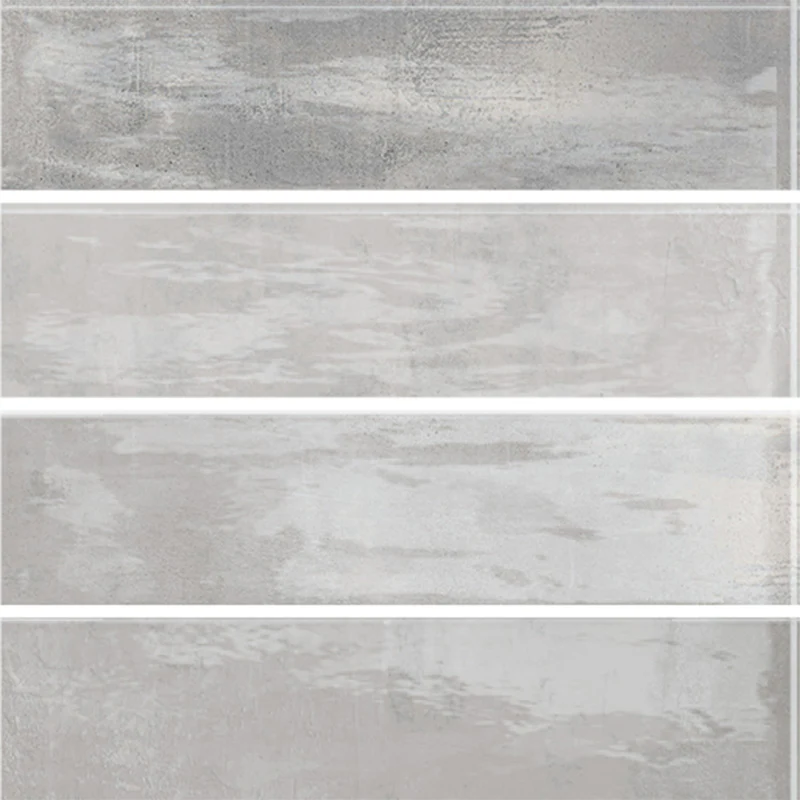 Soft Grey Glossy - Gres Porcellanato Effetto Mattoncino Lucido 7.5x30 - Image 3