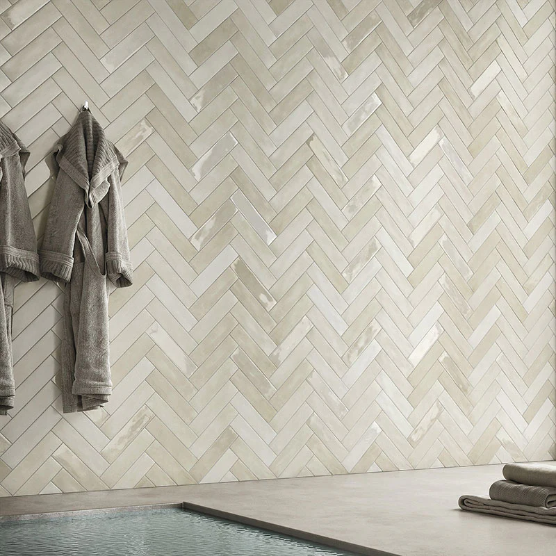 Soft Ivory Matt - Gres Porcellanato Effetto Mattoncino Opaco 7.5x30